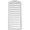 Ekena Millwork Arch Top Surface Mount PVC Gable Vent: Functional, w/ 2"W x 1-1/2"P Brickmould Frame, 20"W x 42"H GVPAR20X4202SF - alternate 1